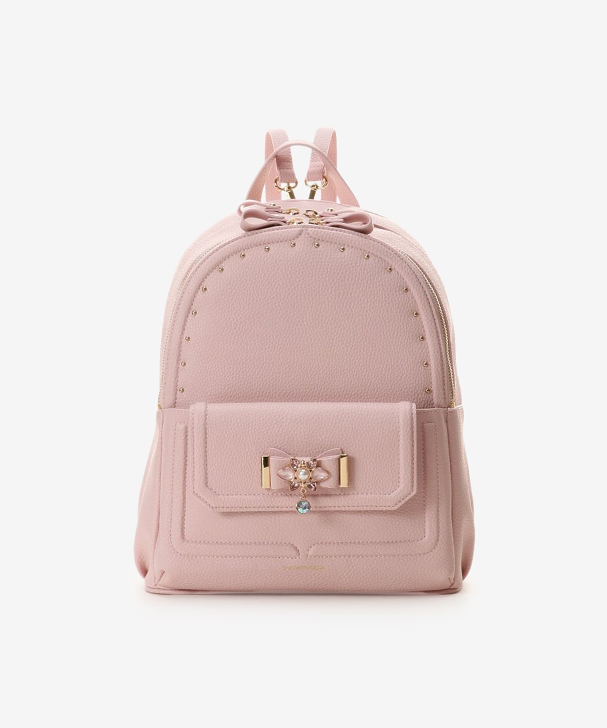 SAMANTHAVEGA Bijou Ribbon Backpack (Large) | Sparkling Ribbon Motif & Practical Storage