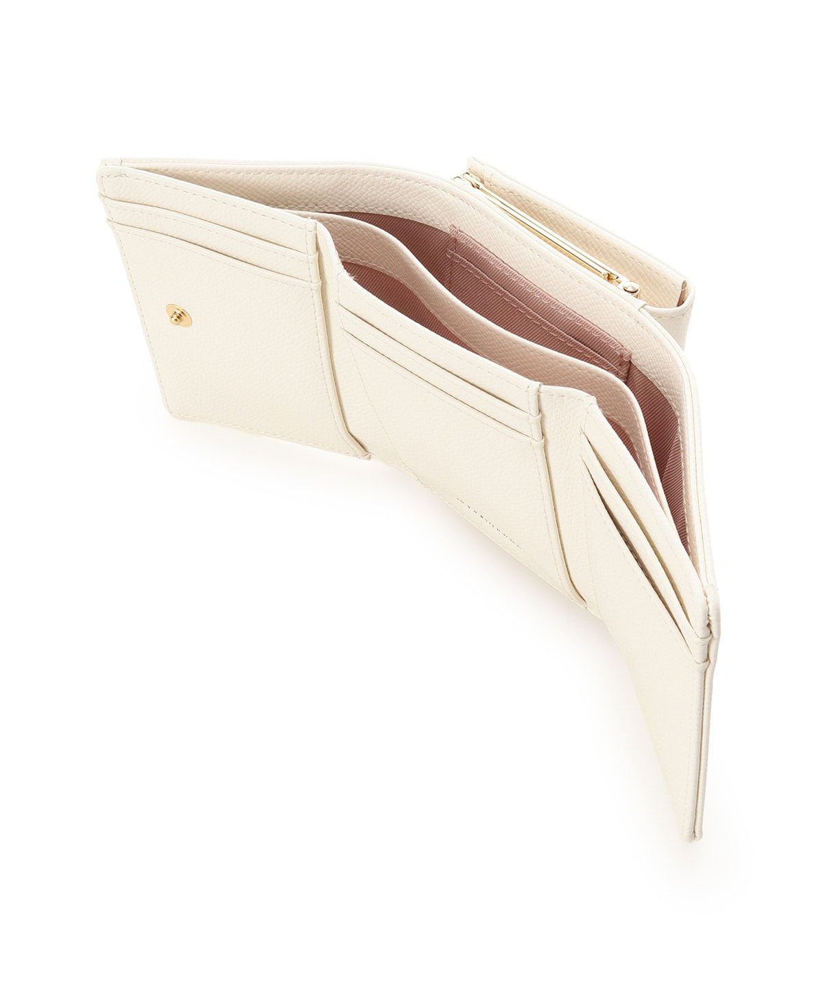 SAMANTHAVEGA Jewel Ribbon Folding Wallet | Compact & Elegant Mini Wallet with Bijou Accent