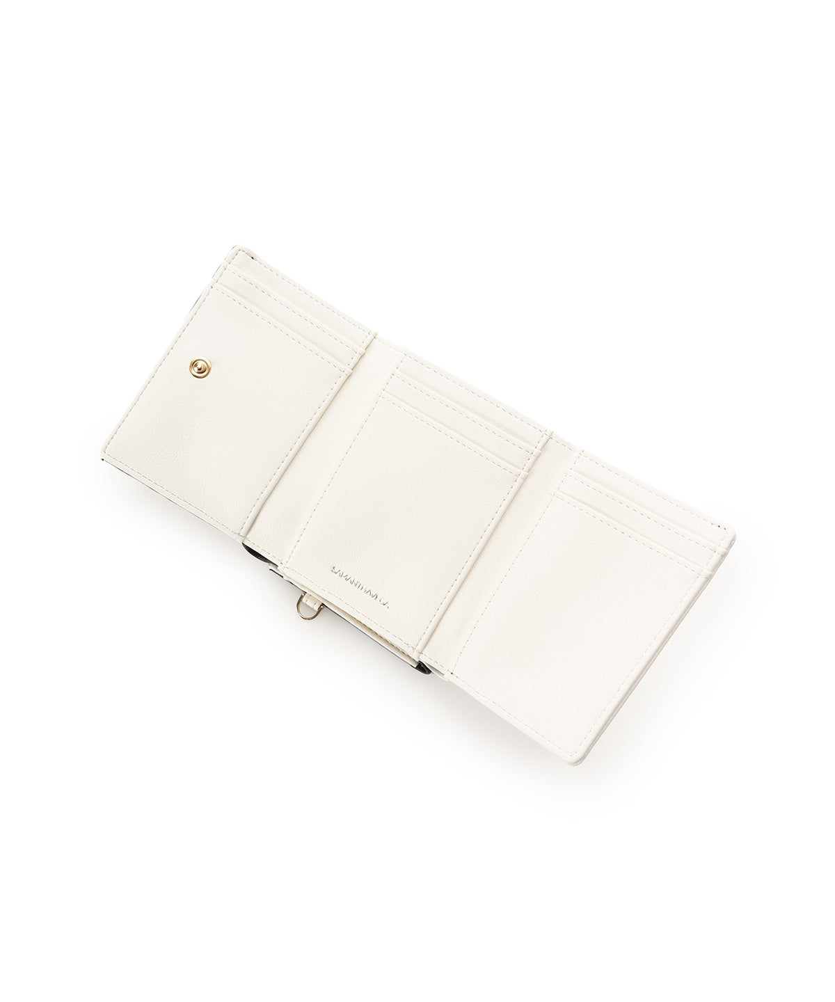 SAMANTHAVEGA Jewel Ribbon Folding Wallet | Compact & Elegant Mini Wallet with Bijou Accent
