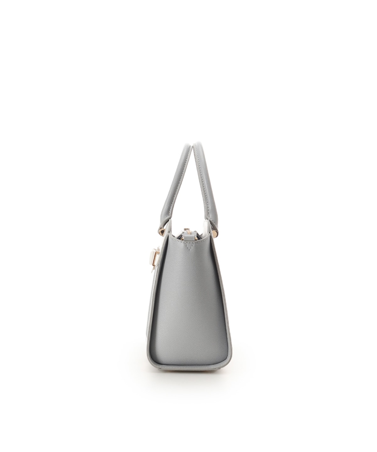 SAMANTHAVEGA Bi-Color Accent Ribbon Handbag Elegant 2-Way Tote with Detachable Strap