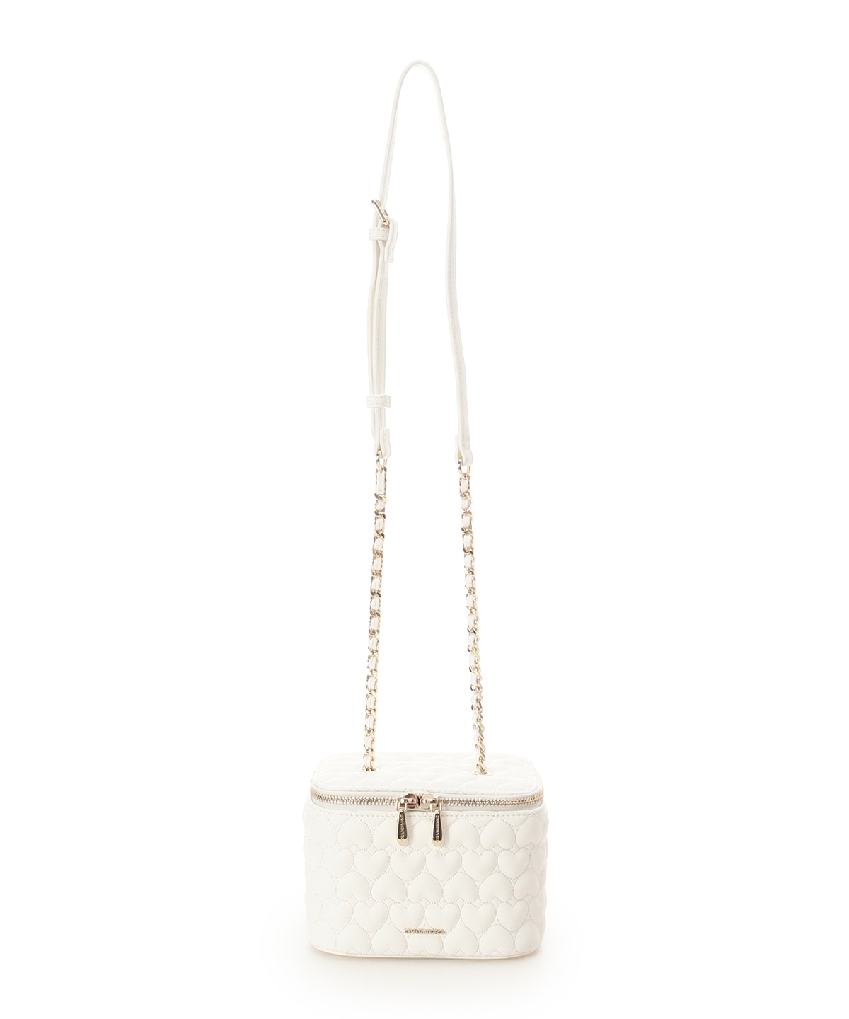 SAMANTHAVEGA Eternal Heart Quilted Vanity Bag Trendy Crossbody with Cute Puffy Hearts