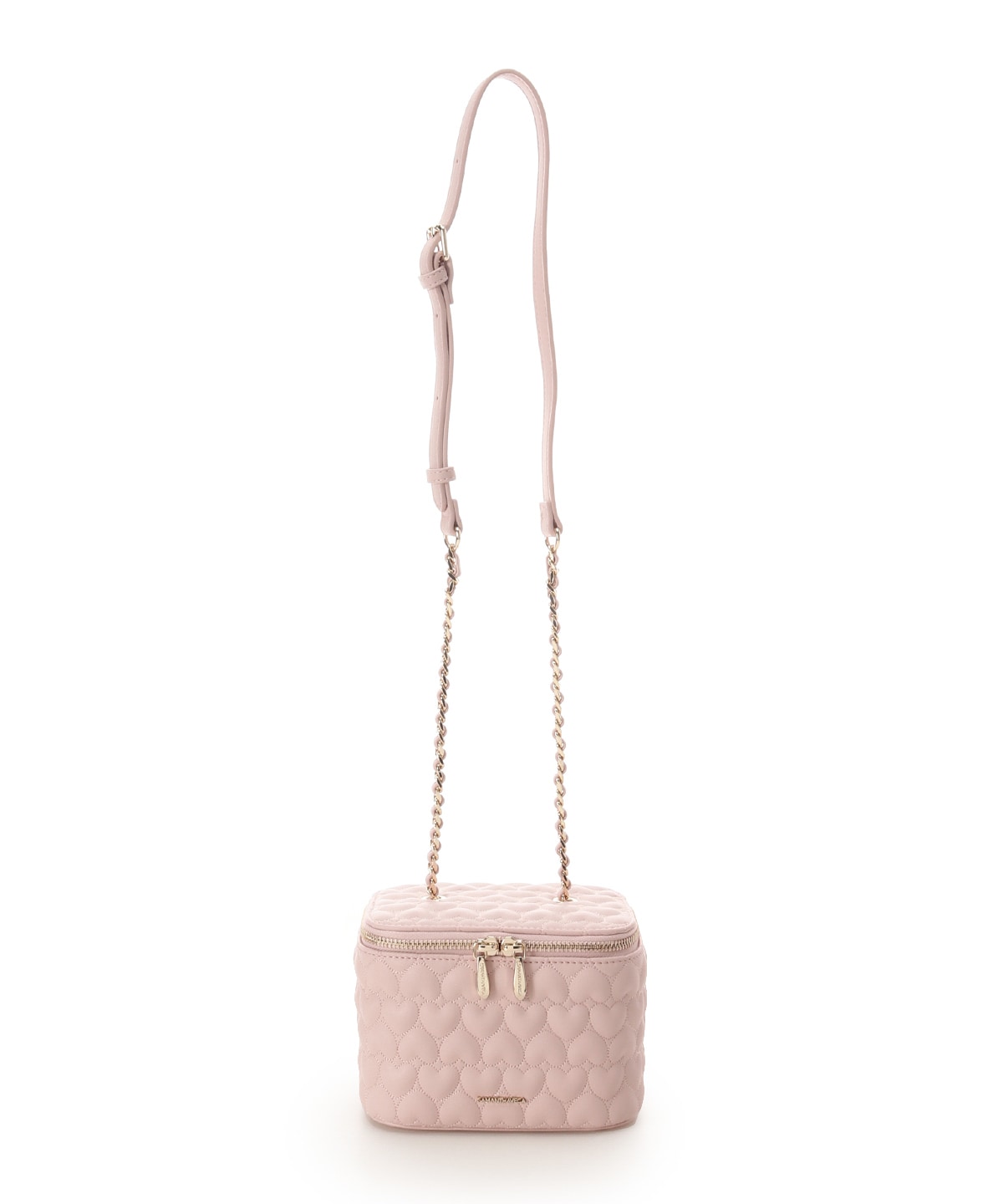 SAMANTHAVEGA Eternal Heart Quilted Vanity Bag Trendy Crossbody with Cute Puffy Hearts