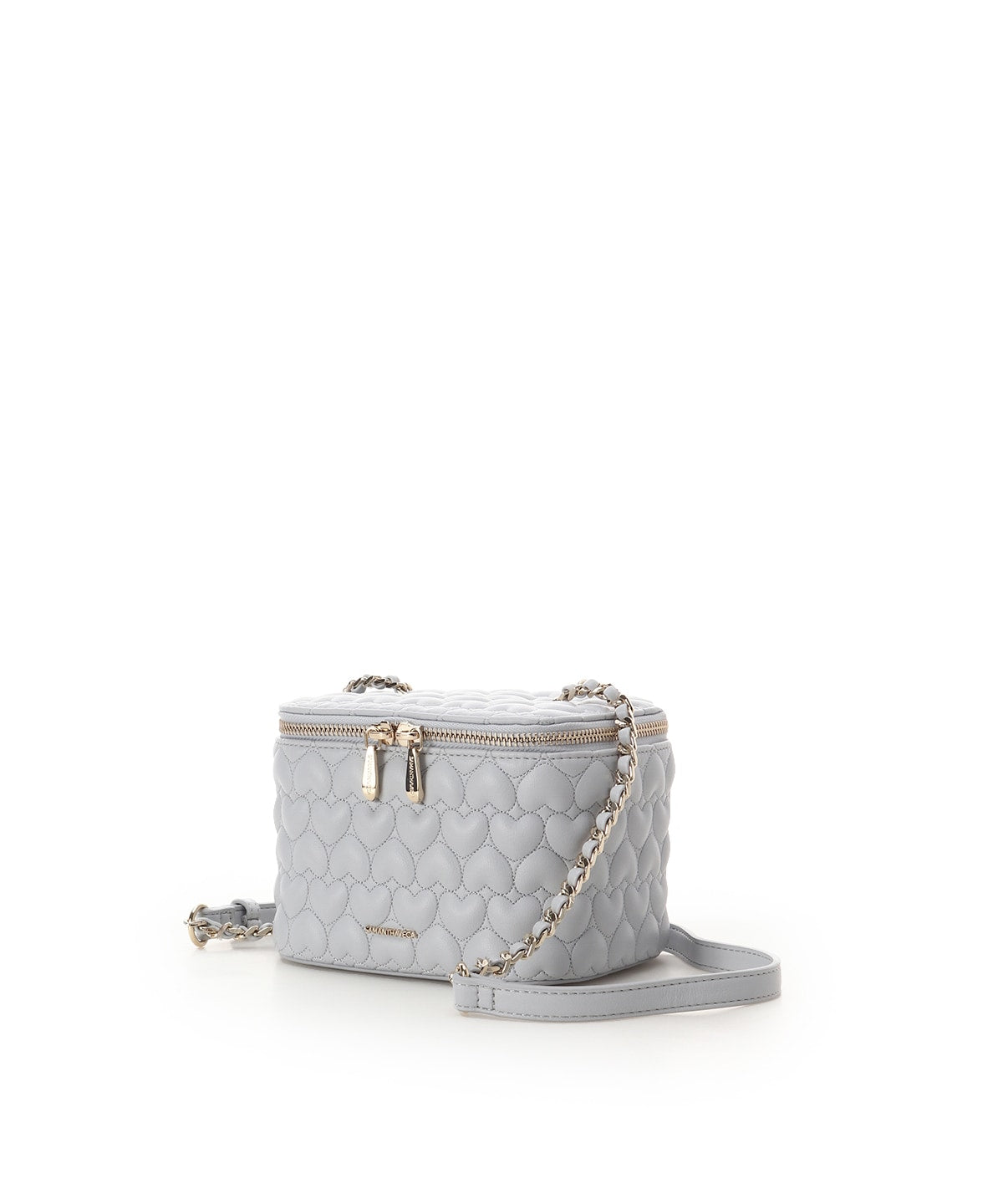 SAMANTHAVEGA Eternal Heart Quilted Vanity Bag Trendy Crossbody with Cute Puffy Hearts