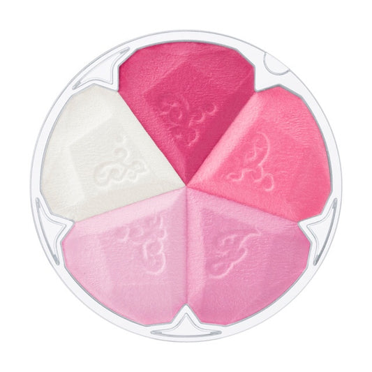 JILL STUART Bloom Mix Blush Compact | 5-Color Cheek Palette with Radiant Glow