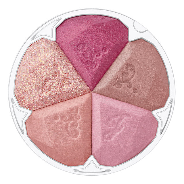 JILL STUART Bloom Mix Blush Compact | 5-Color Cheek Palette with Radiant Glow