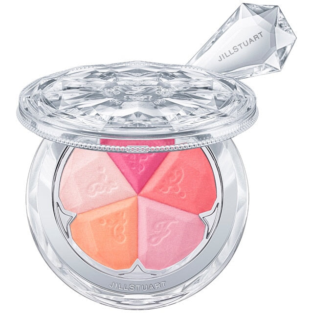 JILL STUART Bloom Mix Blush Compact | 5-Color Cheek Palette with Radiant Glow