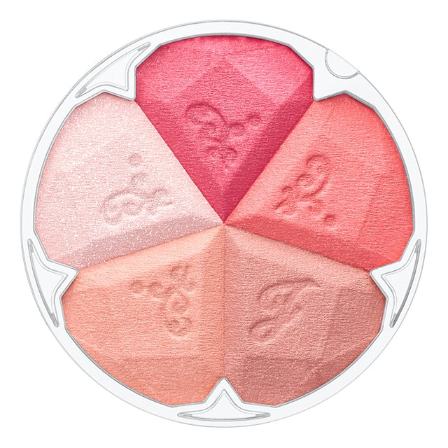 JILL STUART Bloom Mix Blush Compact | 5-Color Cheek Palette with Radiant Glow