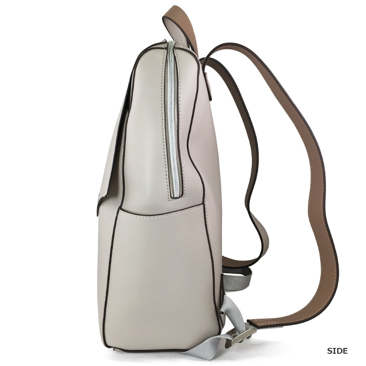 Legato Largo Lightweight Backpack - Premium PU Backpack (490g, 3 Colors)