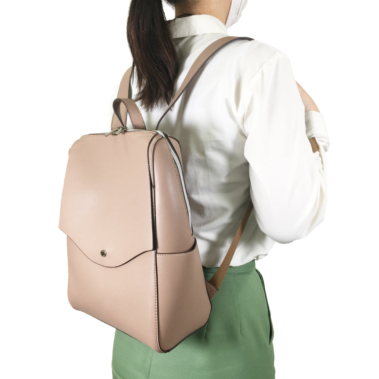 Legato Largo Lightweight Backpack - Premium PU Backpack (490g, 3 Colors)