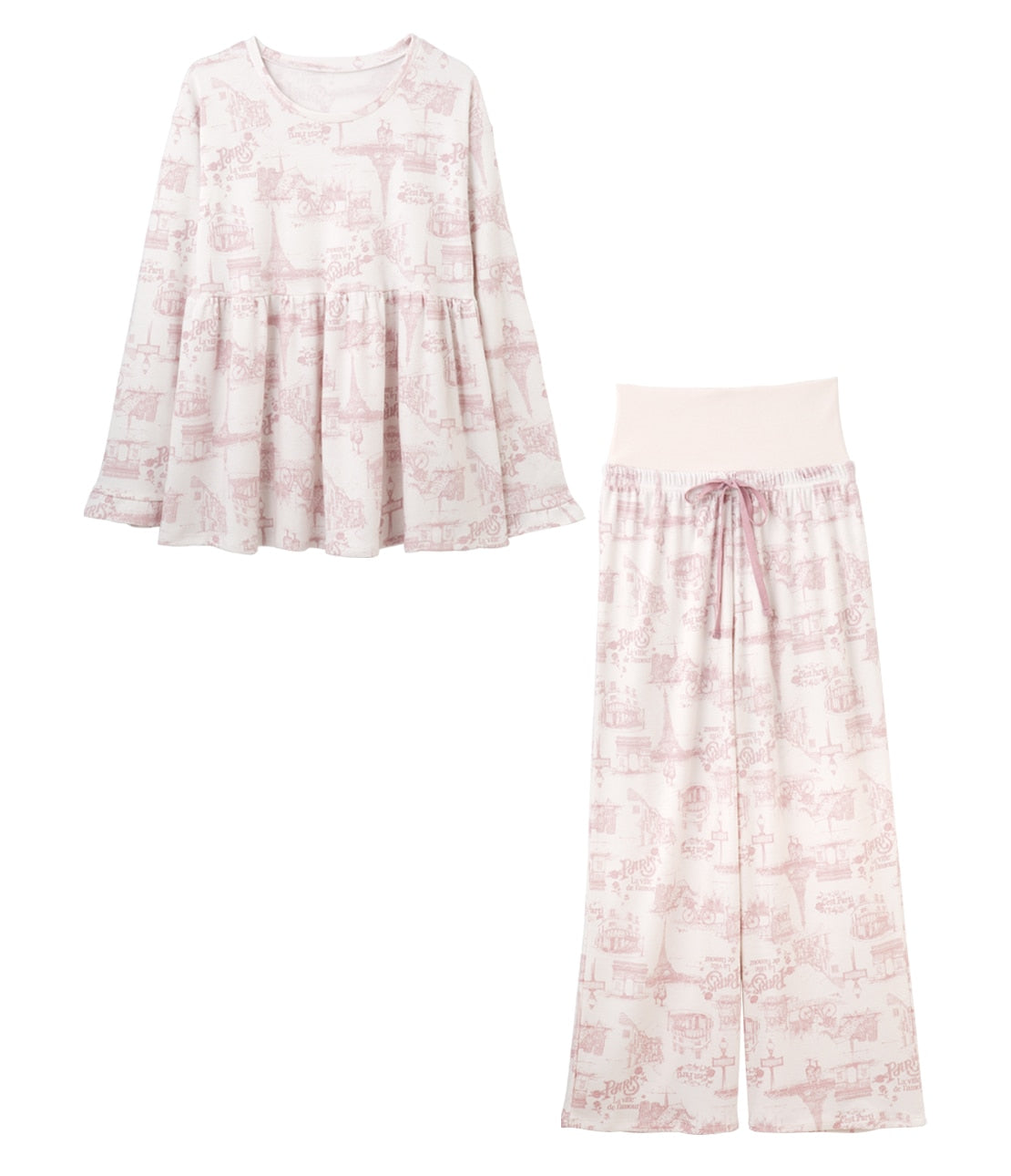 Good Sleepy HARA-Maki Pajamas | Cotton Blend with Tummy Warmer & Peplum Design