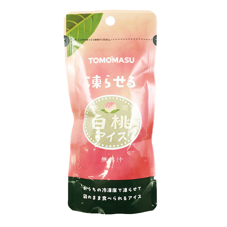 Freezable Peach Fruit Ice - Juicy White Peach Flavor (80g)