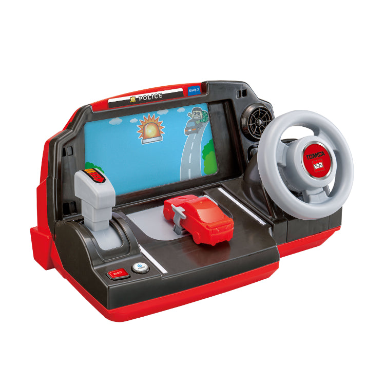 Tomica World Steering Wheel Driver - Interactive Toy Car Adventure Set