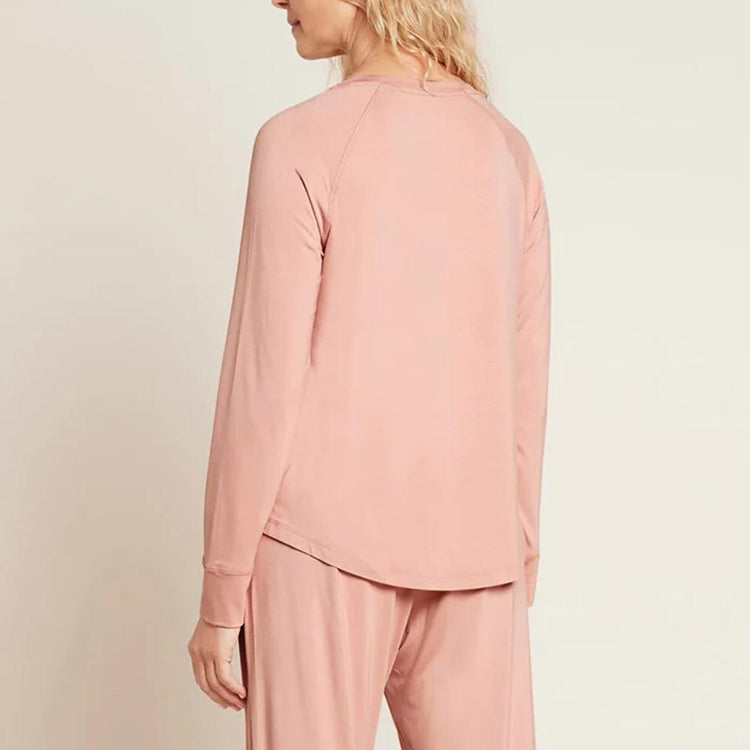 BOODY Good Night Raglan Sleep Top – Bamboo-Rayon Relaxed Nightwear
