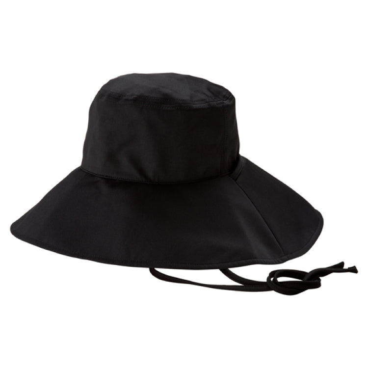 WPC UV Wide Brim Cool Touch Hat – Wearable Sun Umbrella in Beige Black (UPF 50+)