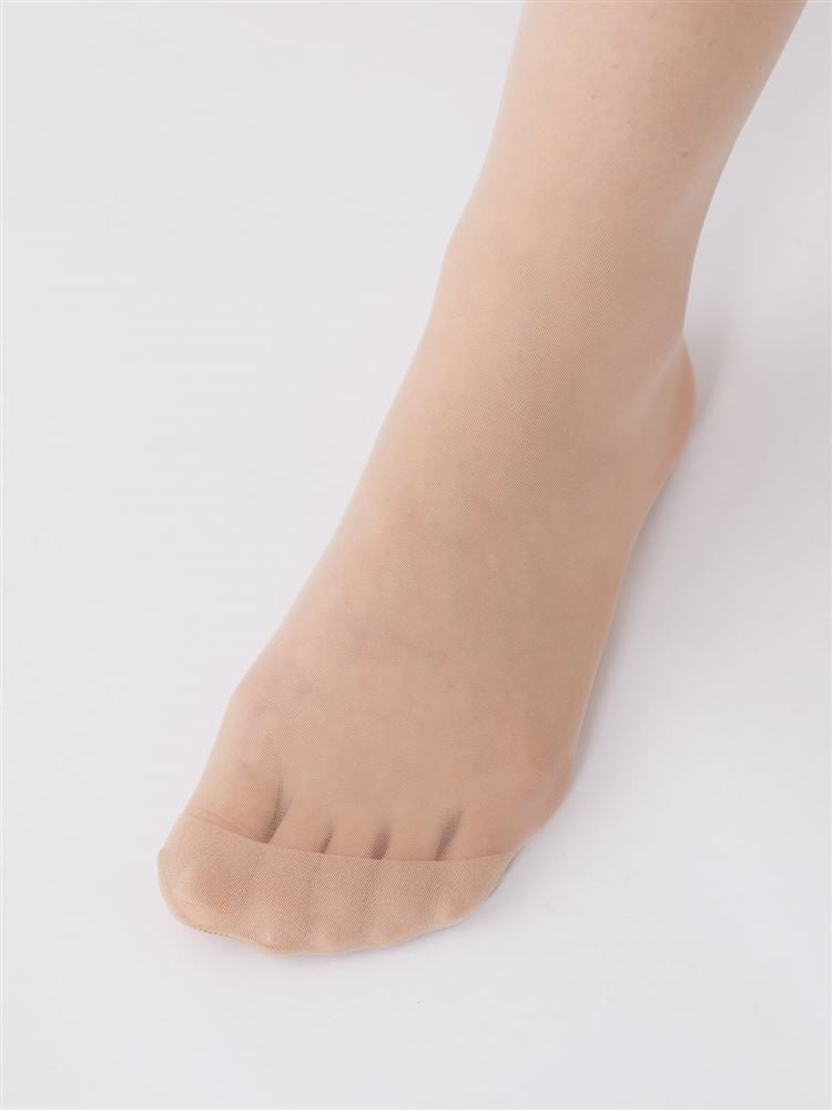 Premium “Bare Skin Foundation Feel” Run-Resistant High Socks | UV Protection & Anti-Odor
