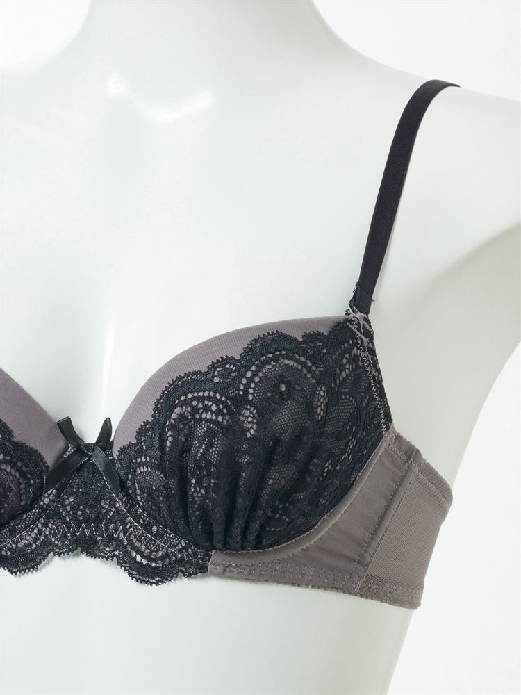 Light Lace Bra & Panty Set β Bold Lace, Deep Cups, Elegant Support