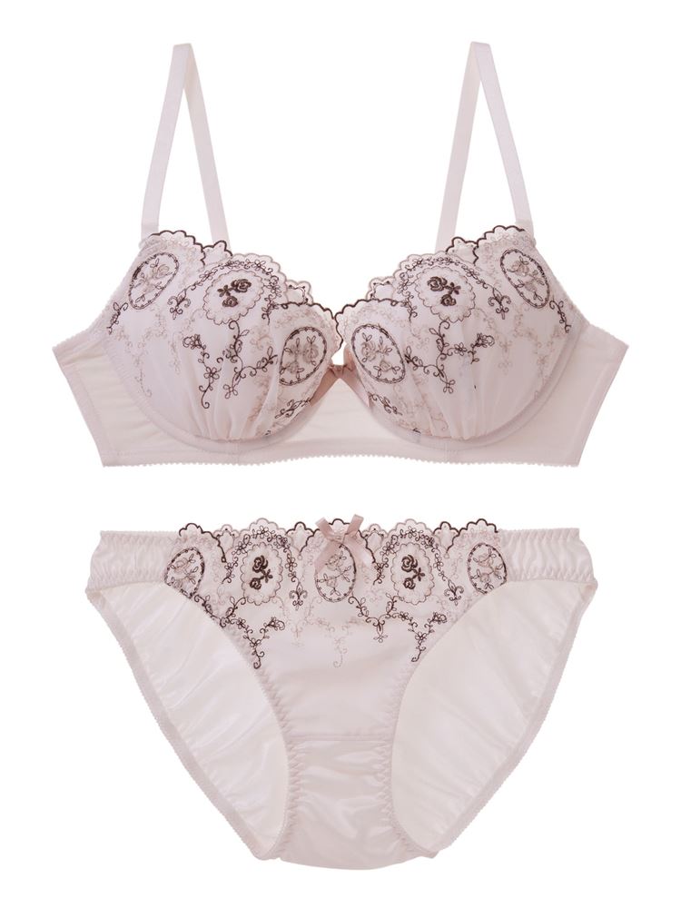 Bijou Flor Bra & Panty Set โ Delicate Embroidery, Elegant Support