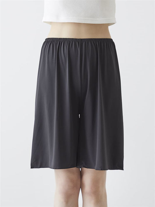 Anti-Sheer Culotte Slip Shorts 5-Inch Length | Static-Free, Quick-Dry & Ultra-Smooth