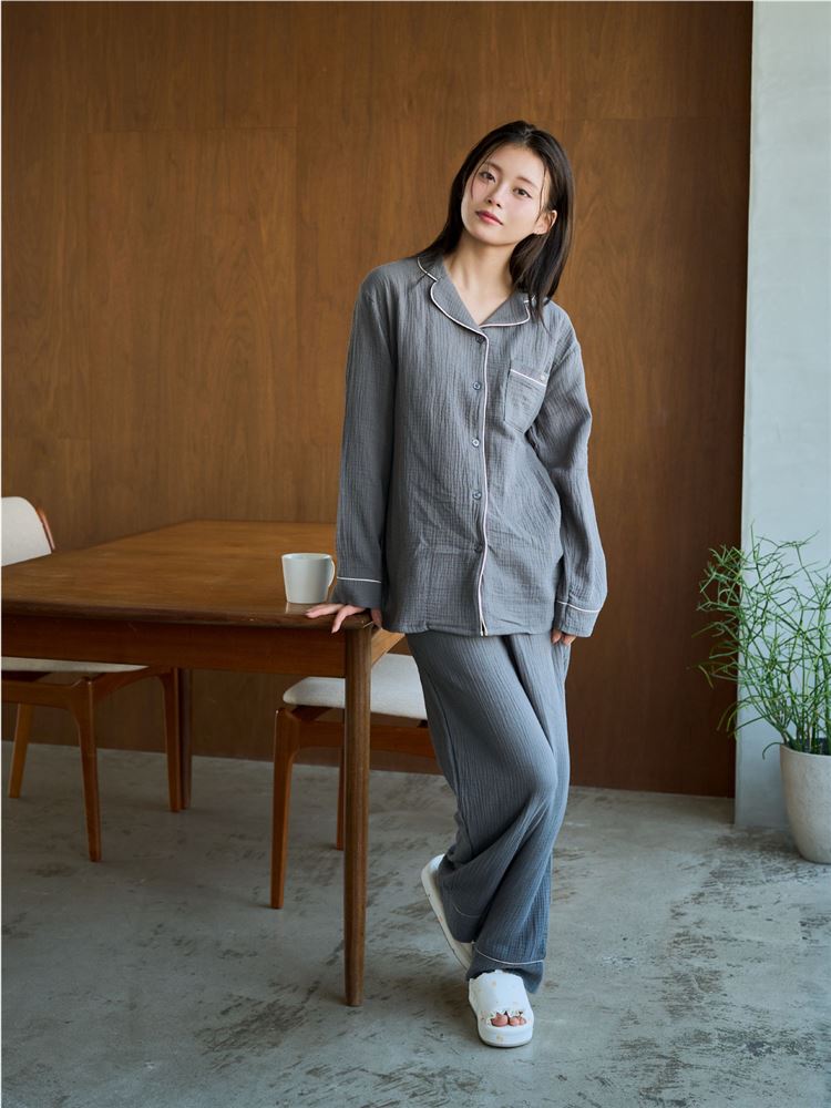 100% Cotton Double Gauze Pajama Set – Renewed Comfort & Relaxed Fit