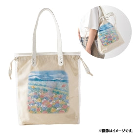 Pokémon Tote Bag “Invisible to Me” Mew | Transparent Design with Drawstring Inner Pouch | Limited 2025 Release