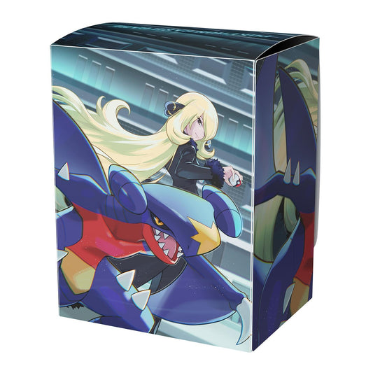 Pokémon TCG Deck Case Cynthia & Garchomp | Elegant Trainer & Partner Pokémon Design