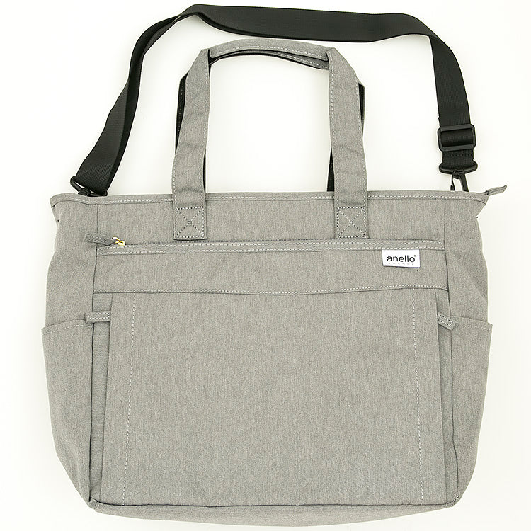 anello GRANDE Lightweight Water-Repellent 2-Way Tote Bag | 10 Pockets, A4-Friendly & Versatile for Daily Use