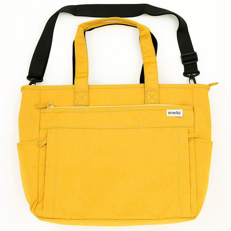 anello GRANDE Lightweight Water-Repellent 2-Way Tote Bag | 10 Pockets, A4-Friendly & Versatile for Daily Use