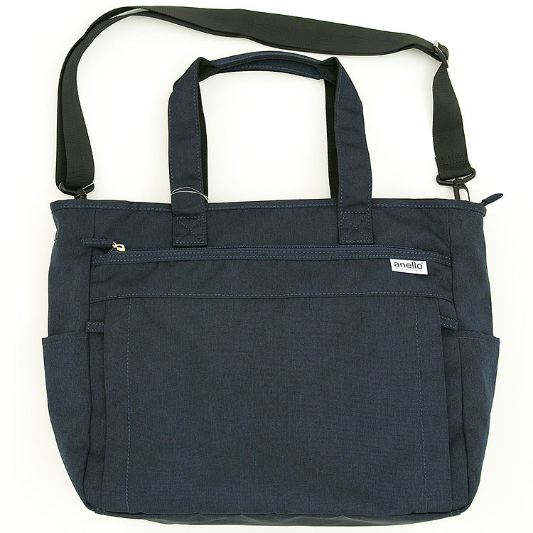 anello GRANDE Lightweight Water-Repellent 2-Way Tote Bag | 10 Pockets, A4-Friendly & Versatile for Daily Use