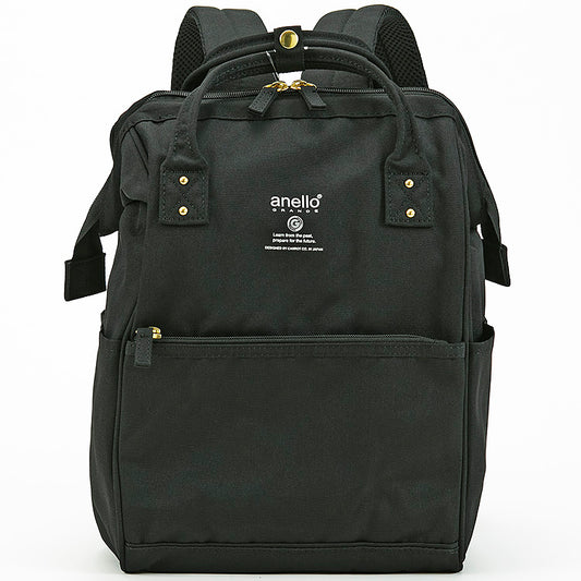 anello GRANDE Lightweight Water-Repellent Kiss-Lock Backpack S | A4-Friendly & Unisex Everyday Essential