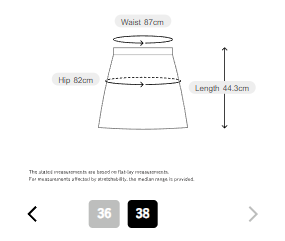 RIVE DROITE Rib Knit Tight Skirt Minus 3kg Slim Look High-Rated Comfort