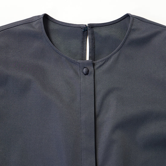 THREE SQUARE Frill Sleeve All-in-One – Elegant Jumpsuit with Water-Repellent Finish