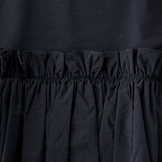 THREE SQUARE Peplum Combo Half-Sleeve Pullover Statement Style Meets Everyday Comfort