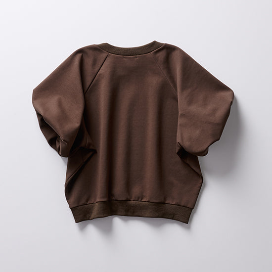 ALEGRE Volume Sleeve Sweat T-Shirt Feminine Comfort with a Polished Edge