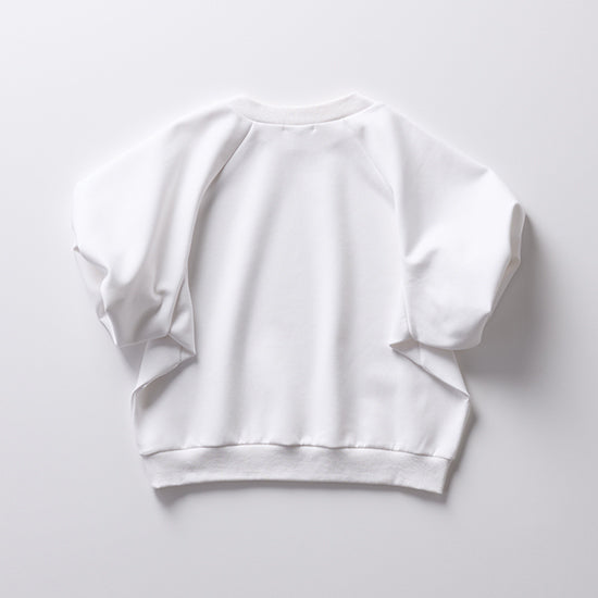 ALEGRE Volume Sleeve Sweat T-Shirt Feminine Comfort with a Polished Edge