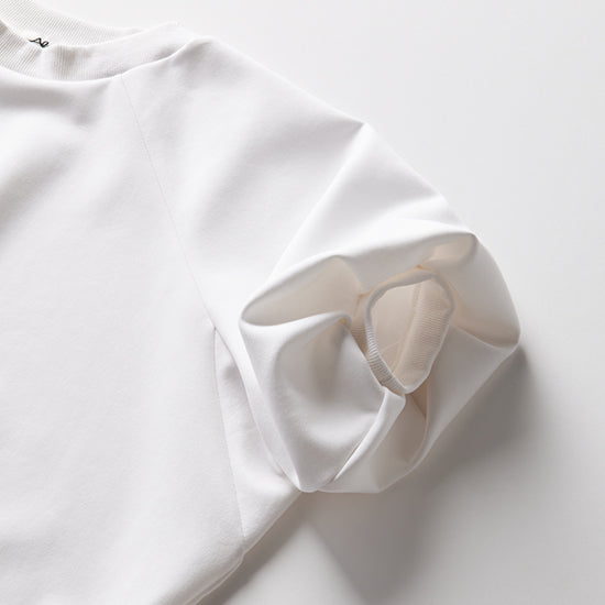ALEGRE Volume Sleeve Sweat T-Shirt Feminine Comfort with a Polished Edge