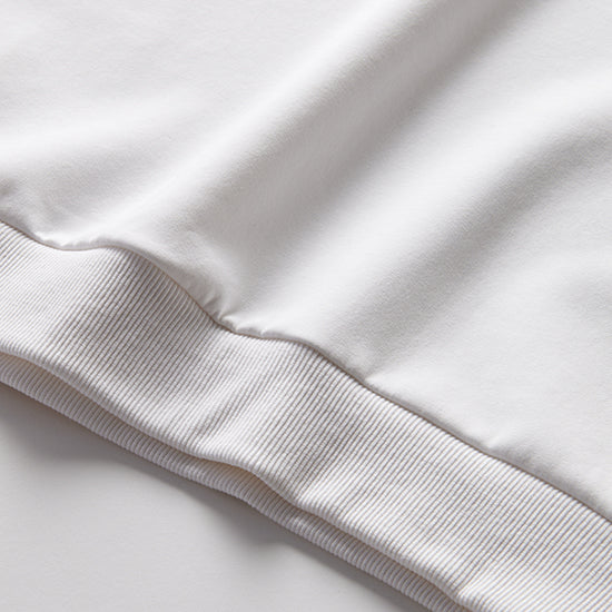 ALEGRE Volume Sleeve Sweat T-Shirt Feminine Comfort with a Polished Edge