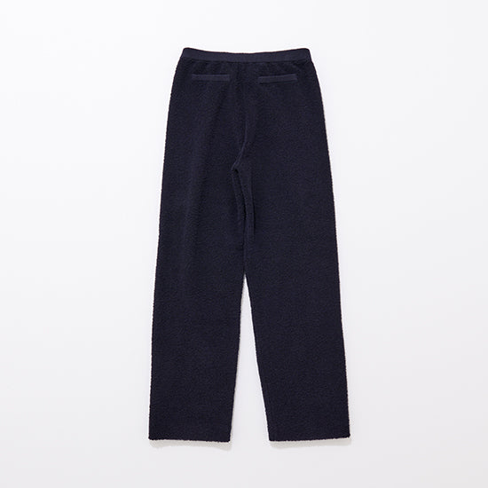 THIRD MAGAZINE Pile Tuck Pants – Soft Texture, Clean Silhouette
