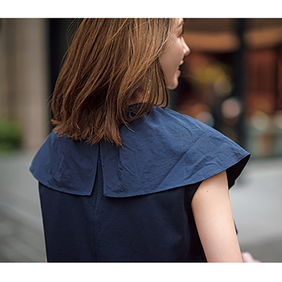 SECRET TROPHY Frill Collar Pullover Top – Statement Style with All-Day Comfort