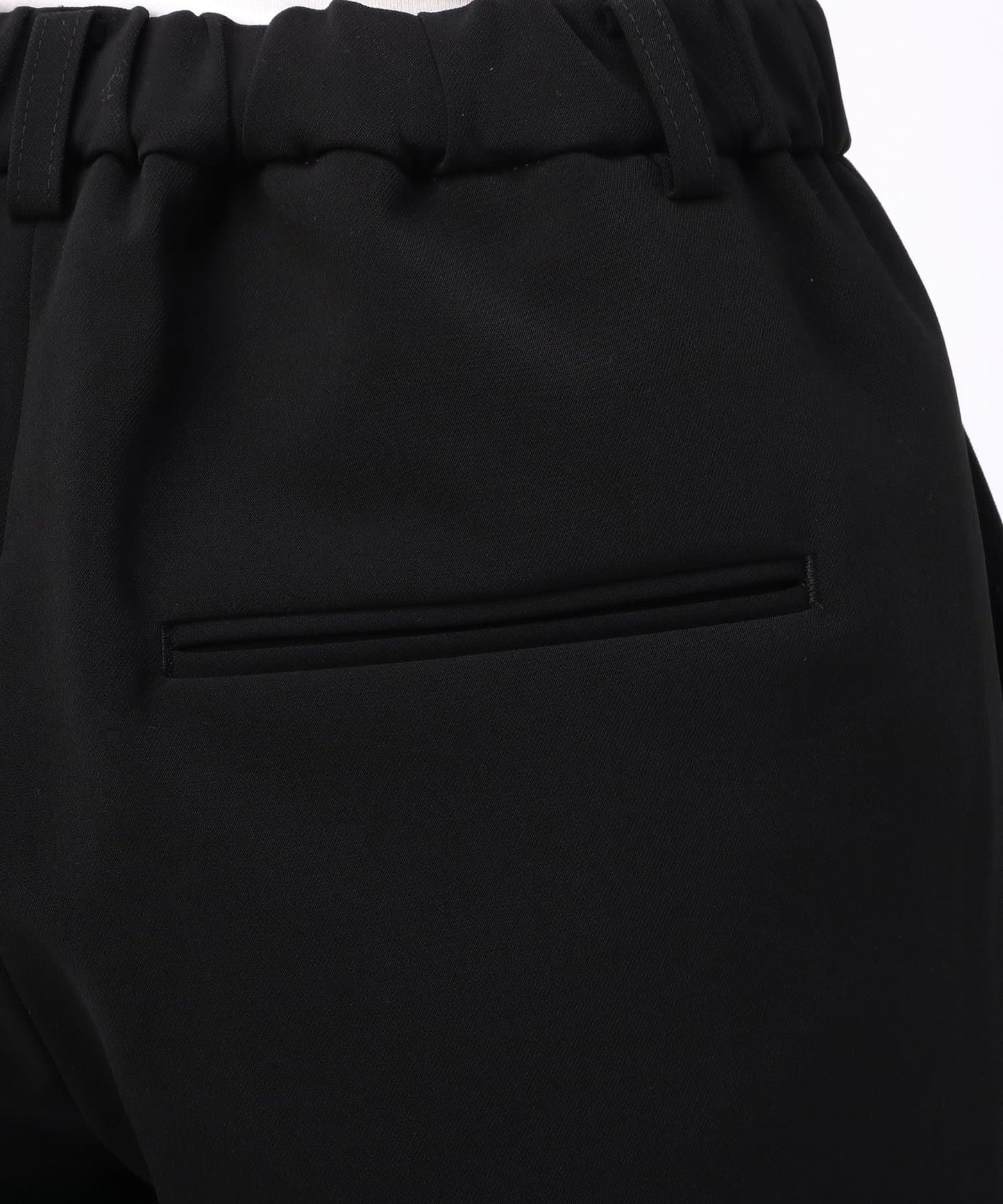Whim Gazette Front Slit Pants | Elegant Slim Flare Trousers Made in Japan