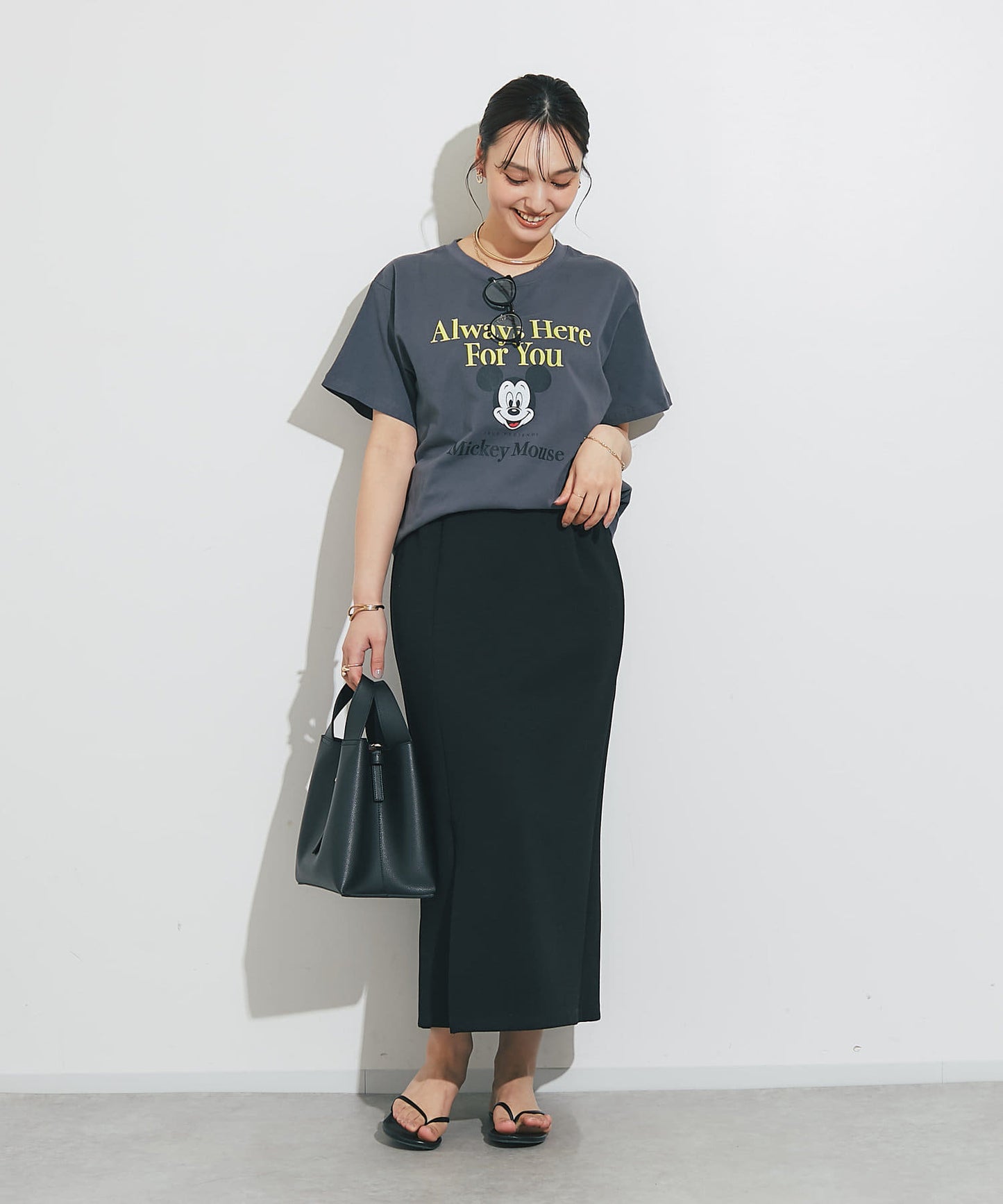un dix cors Slit Double-Knit Narrow Skirt All-Season Bestseller with Flattering Fit