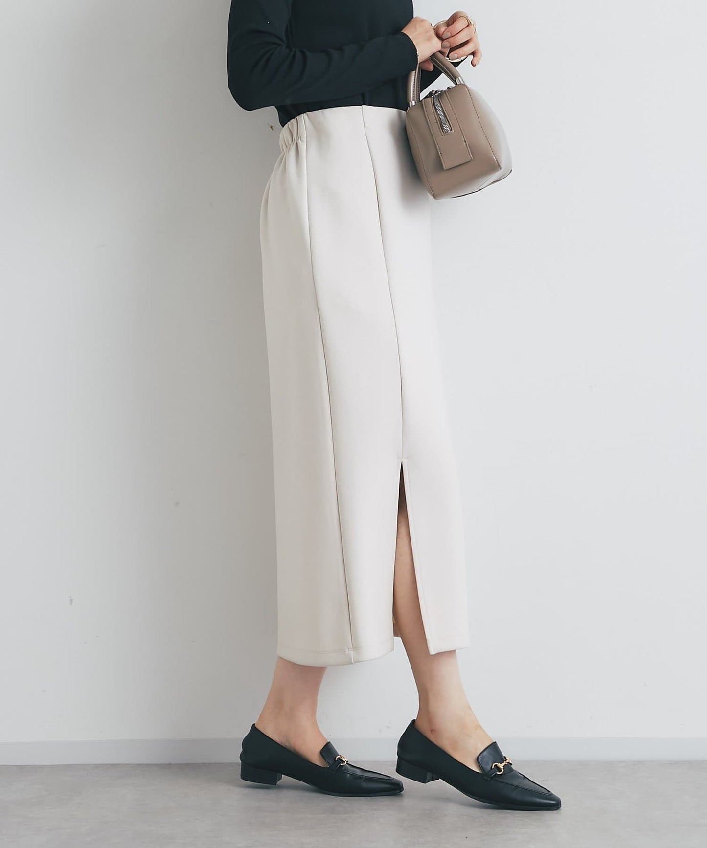 un dix cors Slit Double-Knit Narrow Skirt All-Season Bestseller with Flattering Fit