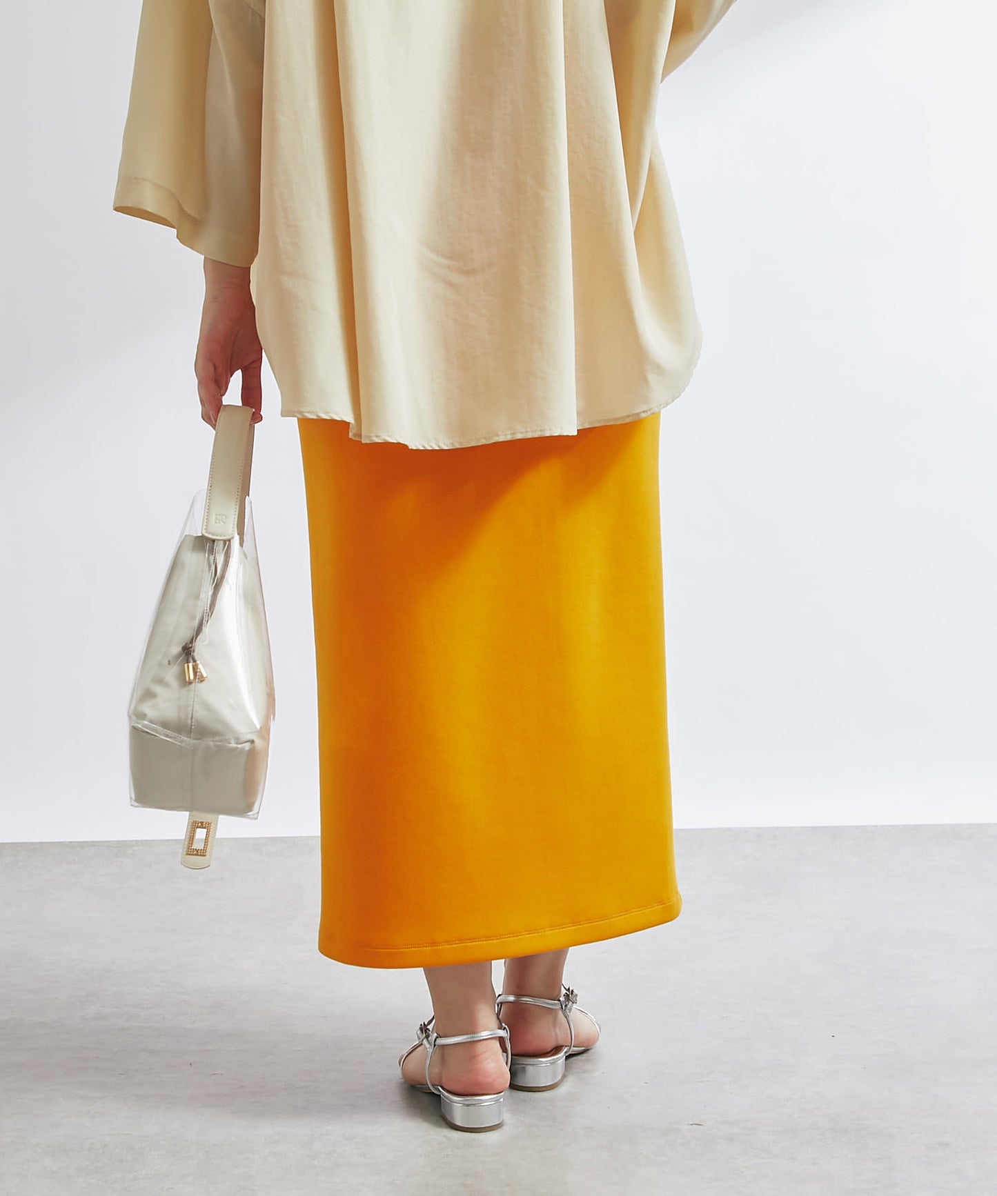 un dix cors Slit Double-Knit Narrow Skirt All-Season Bestseller with Flattering Fit