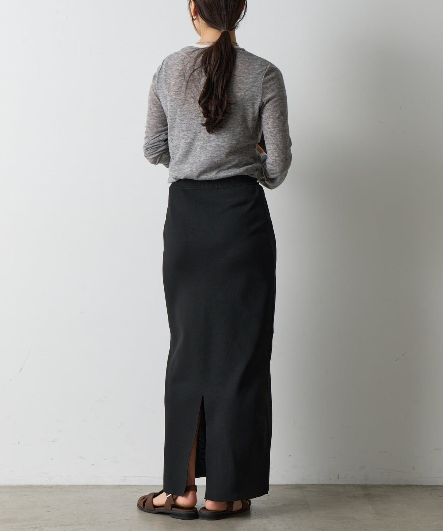 COLONY 2139 Ester Yarn Pencil Skirt Lightweight Knit with Petite Sizes (PXSPS)