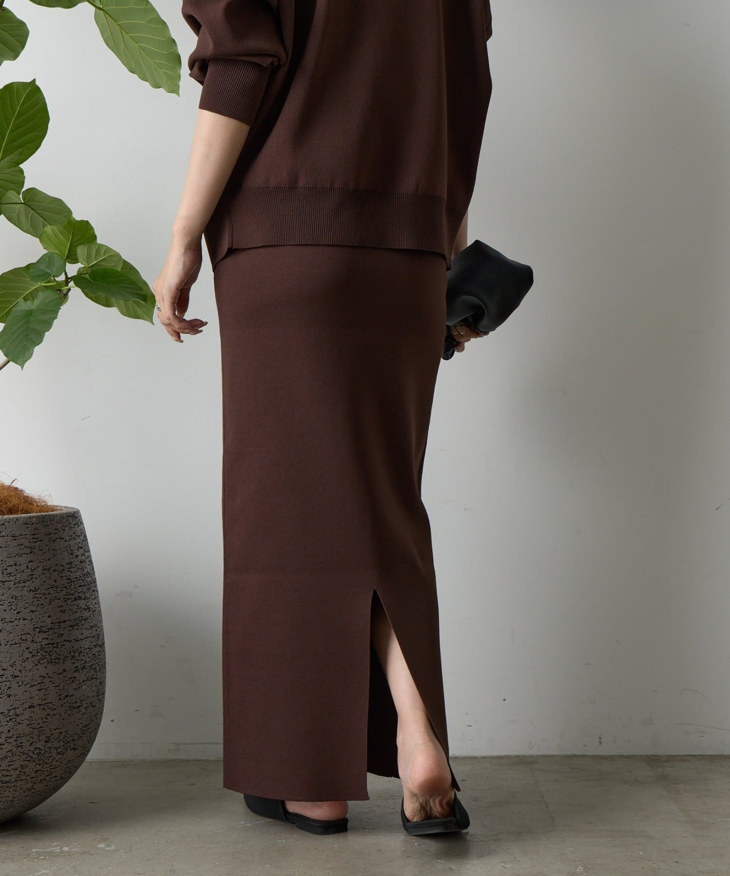 COLONY 2139 Ester Yarn Pencil Skirt Lightweight Knit with Petite Sizes (PXSPS)