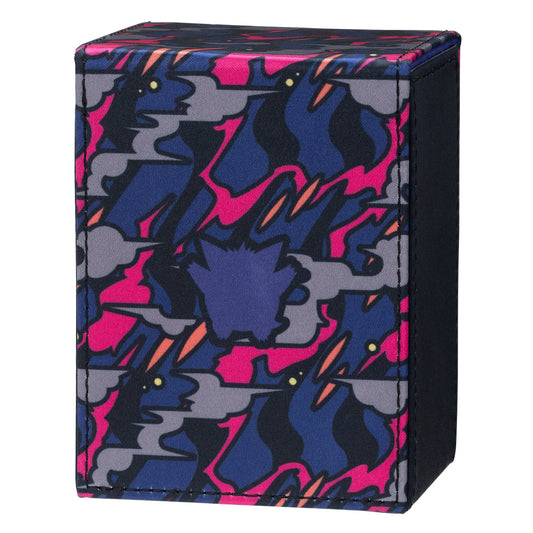Pokémon TCG Flip Deck Case – Mega Gengar | Glossy Black Design
