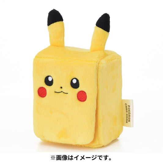 Pokémon TCG Plush Deck Case “Pikachu” | Scarlet & Violet Series | Soft Plush Card Storage Box