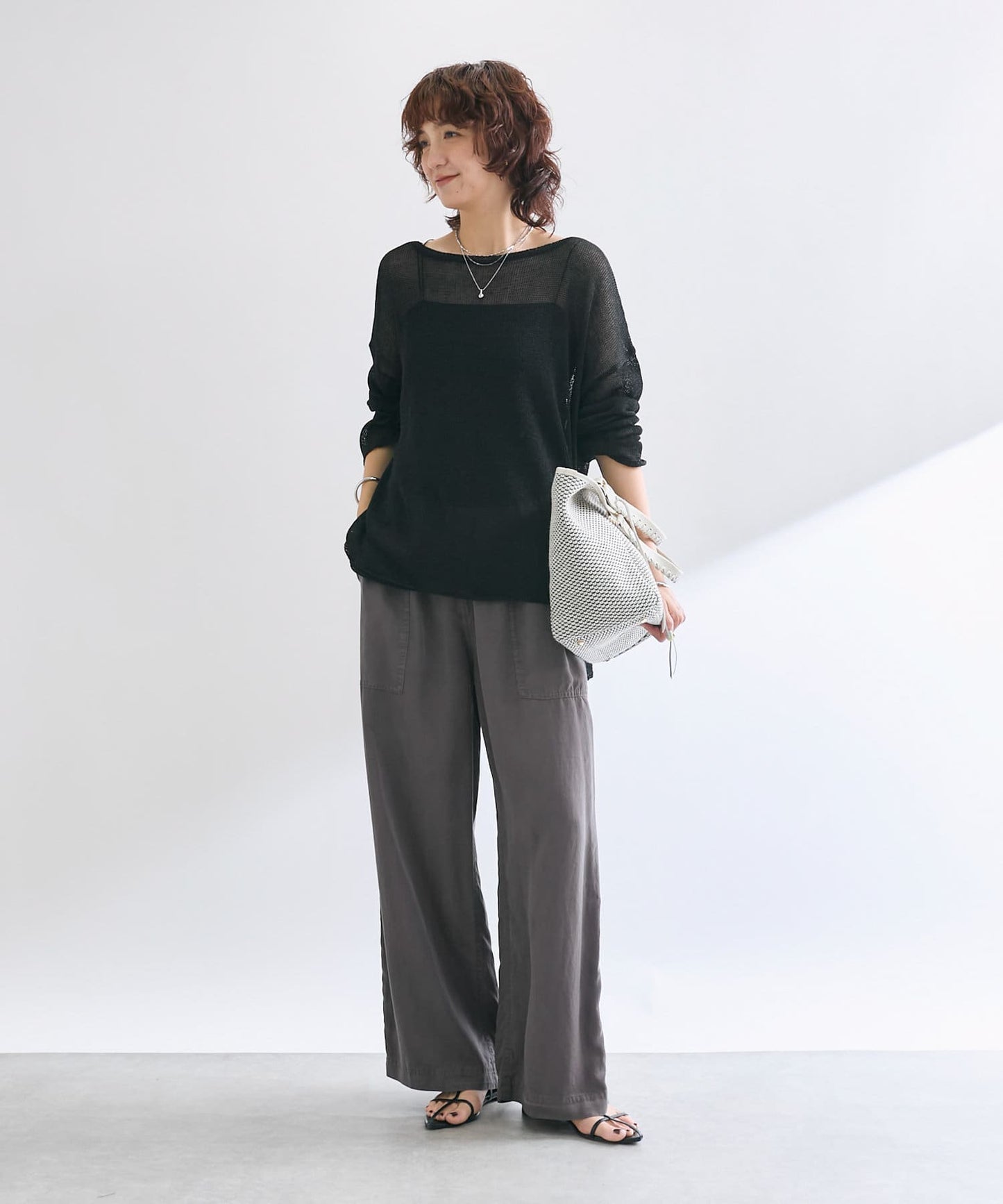 RIVE DROITE Garment-Dyed Wide Pants | Relaxed Tencel Twill | Set-Up Style Available