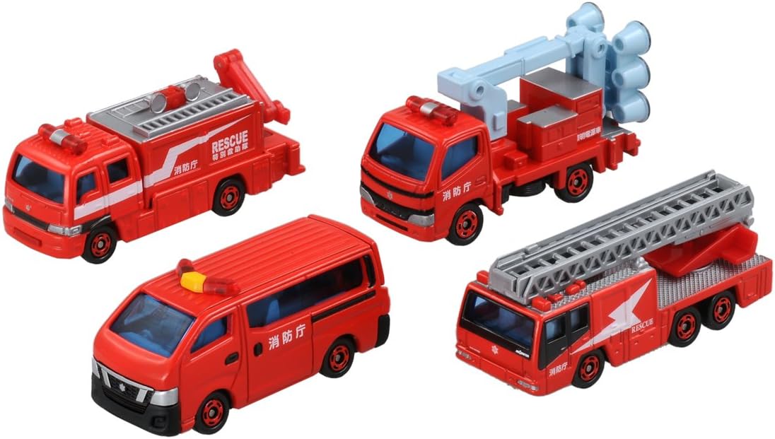 Tomica Fire Vehicle Collection 2 - Premium Firefighter Set (2016 Release)