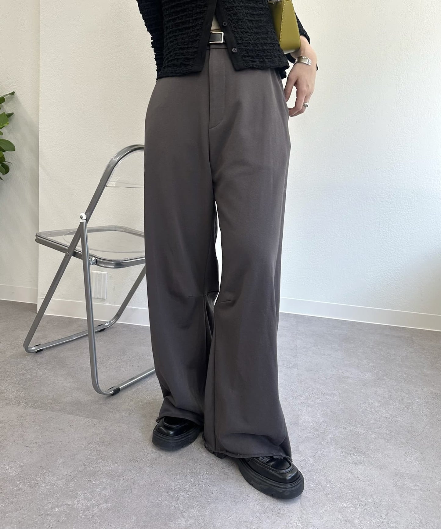 mystic Curve Sweatpants | Relaxed Fit with Belt Loops & Leg-Lengthening Silhouette