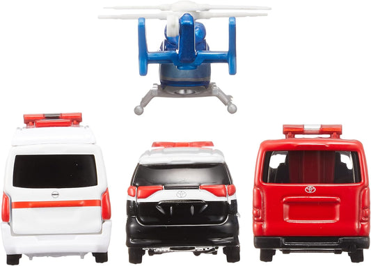 Takara Tomy Tomica World Emergency Vehicle Set - Rescue Team Collection (Model 399117)